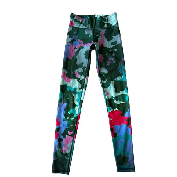TEREZ Multicolor Camo tights Leggings Size XS - Picture 3 of 7